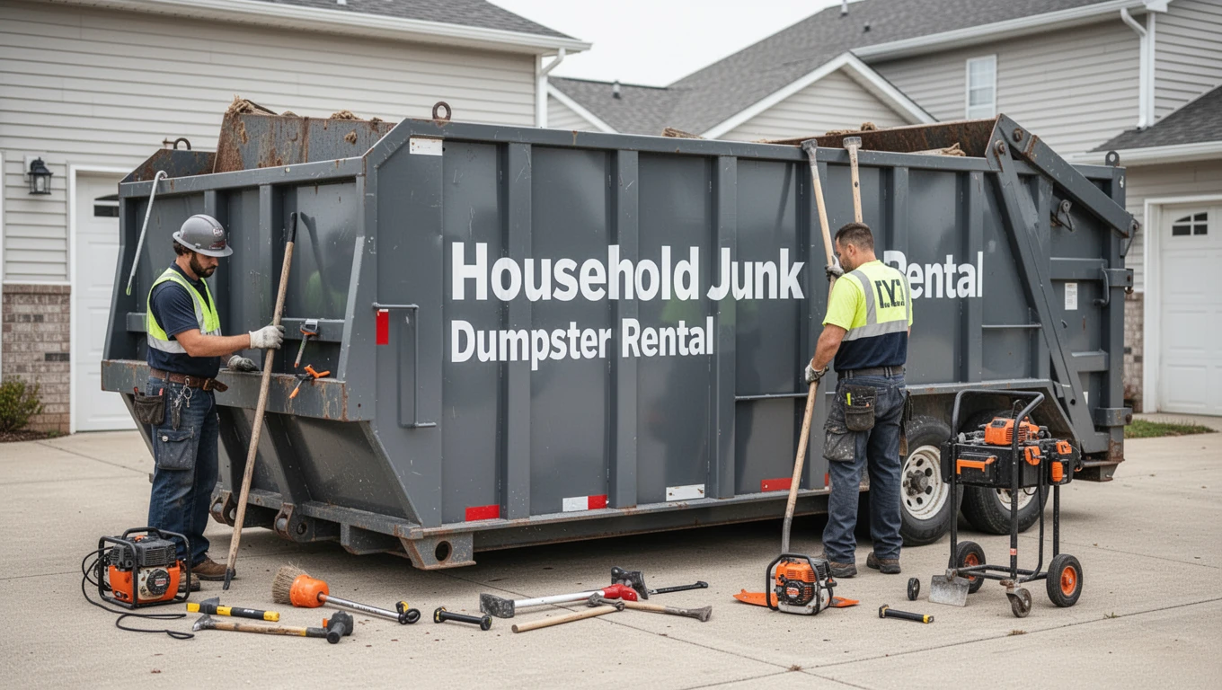 Household Junk Dumpster Rental